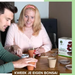 B-seed Starters Kit Incl. E-Book Bonsai Zaden Kweken - Boompje In Pot - Kamerplanten - Kweekset - Geschenkset - Kerstcadeau -Exporteren Buiten Groen Winkel 1152x1200