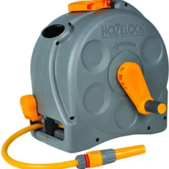 Hozelock Compact Enclosed Reel 2 In 1 - 25 Meter - Slangbox En Muurhaspel In één - Grijs -Exporteren Buiten Groen Winkel 1173x1200