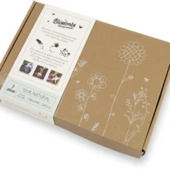Blossombs Giftbox Small - 7 Blossombs - Bloembommetjes - Zaadbommetjes - Vlinders - Bijen - Biologisch - Ecologisch - Verjaardag - Communie - Doopsuiker - Valentijn -Exporteren Buiten Groen Winkel 1200x1000