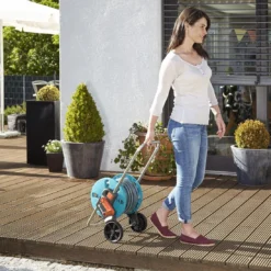 GARDENA AquaRoll S Slangenwagen - Verstelbare Handgreep - Excl. Tuinslang -Exporteren Buiten Groen Winkel 1200x1097 1