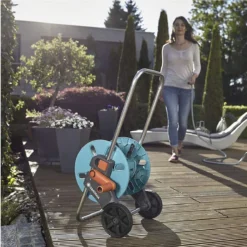 GARDENA AquaRoll S Slangenwagen - Verstelbare Handgreep - Excl. Tuinslang -Exporteren Buiten Groen Winkel 1200x1186 3