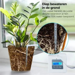 Automatisch Bewateringssysteem Voor Kamerplanten Met Pomp – Waterdruppelaar – Watergeefsysteem– Planten Watergever -Exporteren Buiten Groen Winkel 1200x1198 4