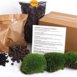 Terrarium Start En Navul Pakket | Inclusief Substraat - Terrarium Potgrond - Bolmos - Active Kool - Handleiding - Verzorgingstips - Urbanjngl