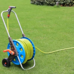 Slangenwagen Met 50 Meter Tuinslang | Eagle Garden | Incl. Spuitkopstuk En Connectors | Geel -Exporteren Buiten Groen Winkel 1200x900 19