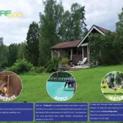 Graszaadmat - Graszaden - Gras Reparatie - Gras Aanleg - Gras Herstel - Graszaad Op Rol - Grasrol - Zeer Gemakkelijk In Gebruik - Biologisch Gras - 0,90X11,1=9,99m2 -Exporteren Buiten Groen Winkel 1200x900 5