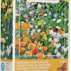 Buzzy Friendly Flowers Bloemenmengsel Vlinders 15m² -Exporteren Buiten Groen Winkel 708x1200