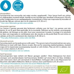 Buzzy® Organic SproutingMosterdkers (BIO)