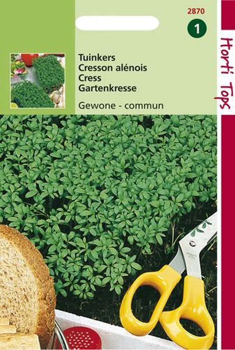 Hortitops Zaden - Tuinkers Gewone 1 Hortitops Zaden - Tuinkers Gewone