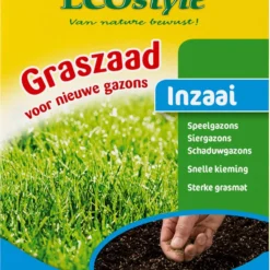 ECOStyle Graszaad-Inzaai Voor Nieuwe Gazons - Dicht Gazon Zonder Mos - Sterke Grasmat - Snelkiemend Graszaad - Speel & Siergazons - 50 M² - 1 KG -Exporteren Buiten Groen Winkel 818x1200 1