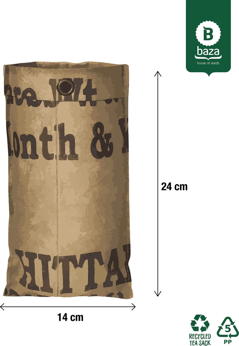 4x Hangtuintjes Moestuin Kweekset Groenten Nu Met Gratis FSC Houten Hangrekje!! 2 4x Hangtuintjes Moestuin Kweekset Groenten Nu Met Gratis FSC Houten Hangrekje!! - Afbeelding 2