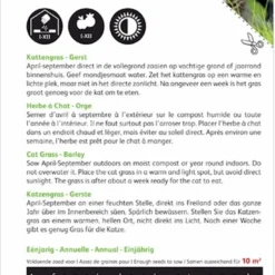 Buzzy Zaden - Kattengras Gerst - 10 Gram 7 Buzzy Zaden - Kattengras Gerst - 10 Gram -Exporteren Buiten Groen Winkel 833x1200