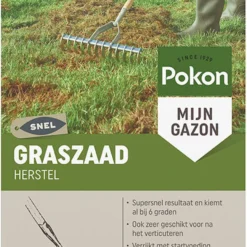 Pokon Graszaad Herstel - 1kg - Gazonherstel - Geschikt Voor 40m² Tot 60m² - Supersnel Egaal Groen Gras -Exporteren Buiten Groen Winkel 849x1200 1
