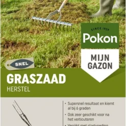 Pokon Graszaad Herstel - 1kg - Gazonherstel - Geschikt Voor 40m² Tot 60m² - Supersnel Egaal Groen Gras -Exporteren Buiten Groen Winkel 849x1200 2