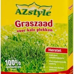 ECOstyle Graszaad Herstel Snelkiemend Gazon Gras – Herstelt Kale Plekken – Vogelwerende Coating – Geschikt Voor Zon- En Schaduw Gazons - Snelle Kieming – 20 – 30M² – 500 GR