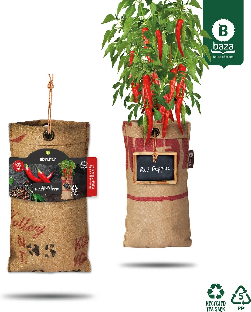 4x Hangtuintjes Moestuin Kweekset Groenten Nu Met Gratis FSC Houten Hangrekje!! 11 4x Hangtuintjes Moestuin Kweekset Groenten Nu Met Gratis FSC Houten Hangrekje!! - Afbeelding 11
