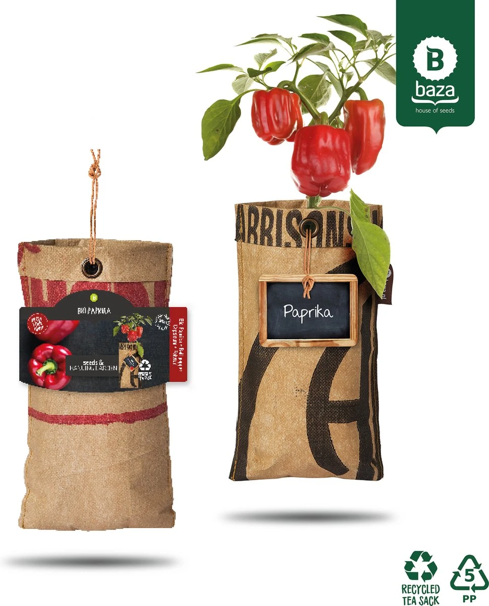 4x Hangtuintjes Moestuin Kweekset Groenten Nu Met Gratis FSC Houten Hangrekje!! 10 4x Hangtuintjes Moestuin Kweekset Groenten Nu Met Gratis FSC Houten Hangrekje!! - Afbeelding 10